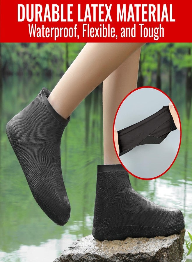 Galashield Rain Shoe Covers | Waterproof Shoe Covers for Men Women | Reusable Galoshes Overshoes, Black, X-Large - Image 5
