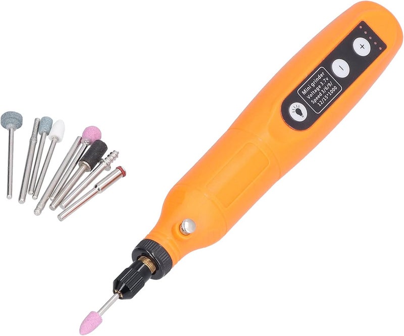 User friendly optimized build aqxreight Electric Grinding Pen Cordless Tool Kit with 5 Speed Settings and LED Work Light Cross-location transit friendly build - Image 1