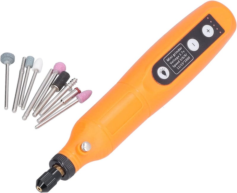 User friendly optimized build aqxreight Electric Grinding Pen Cordless Tool Kit with 5 Speed Settings and LED Work Light Cross-location transit friendly build - Image 4