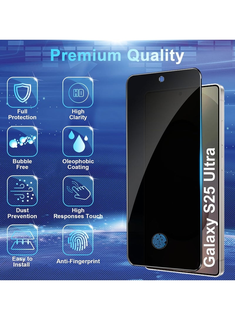 كومبي سامسونج غالاكسي S25 ULTRA حزمة ، 45W شاحن محول ، خط شحن سريع ، حالة الهاتف المحمول ، HD الخصوصية الكاملة حماية الشاشة فيلم المنظر وكاميرا HD واضحة عدسة حماية الفيلم - Image 2