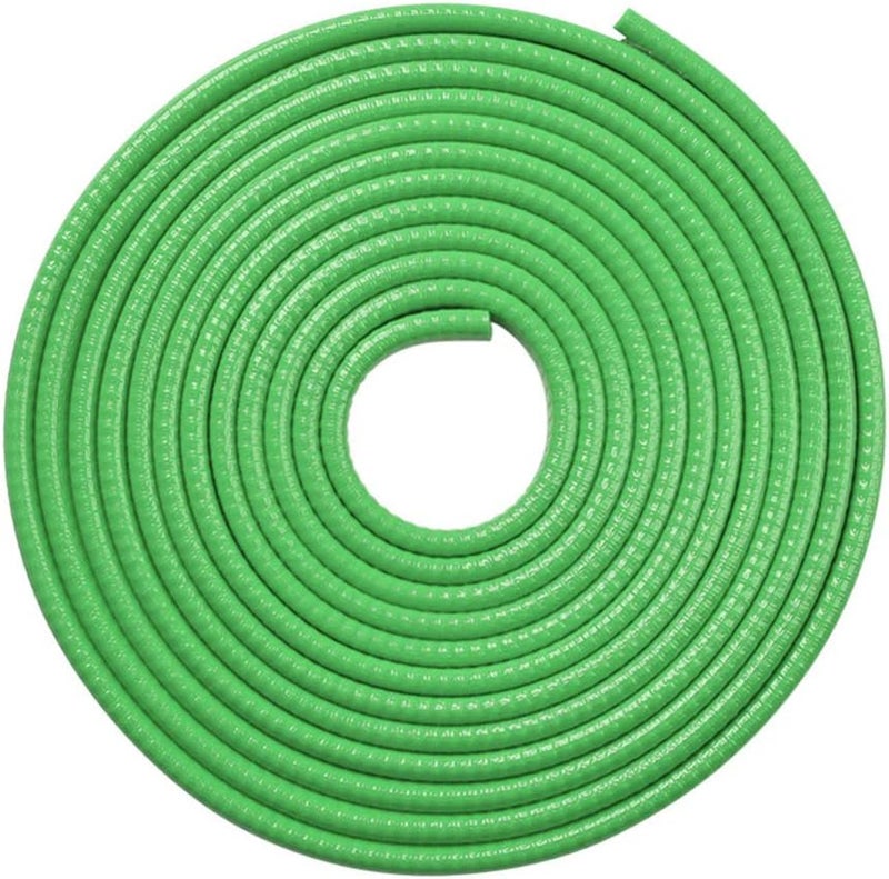 Green Rubber Door Seal Strip Sound Resistant No Adhesive Easy Install - Image 1