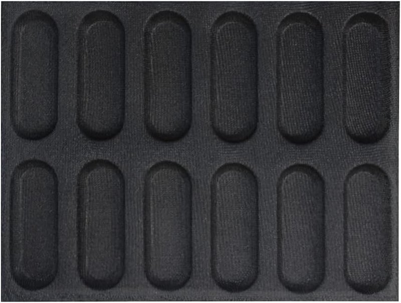 Silicone Bread Molds Non Stick Baking Trays 12 Loaf Pans Bakers Set - Image 2