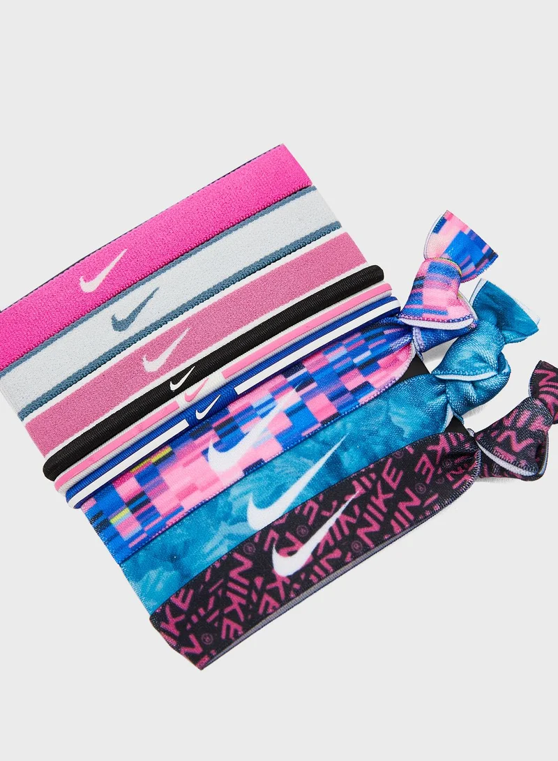 Nike 9 Pack Logo Hairbands