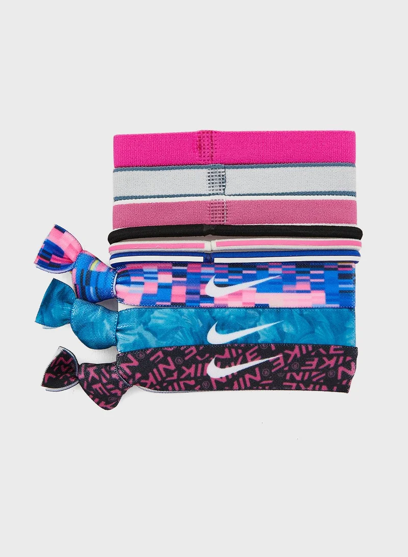 Nike 9 Pack Logo Hairbands