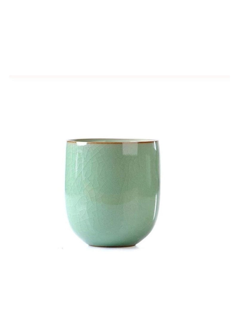 Traditional Chinese Ru kiln Celadon Cups, Ice Crack Tea Cups, Coffee Cups, Coffee Mugs Ceramic Water Cups, The First Choice for Gifts  - Image 1