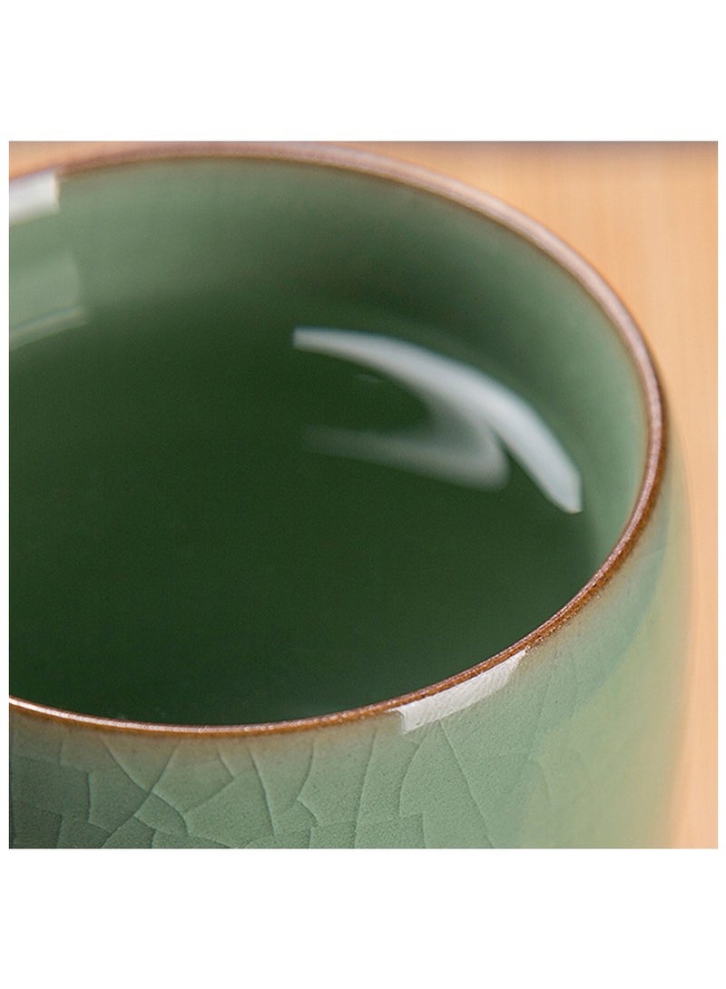 Traditional Chinese Ru kiln Celadon Cups, Ice Crack Tea Cups, Coffee Cups, Coffee Mugs Ceramic Water Cups, The First Choice for Gifts  - Image 4