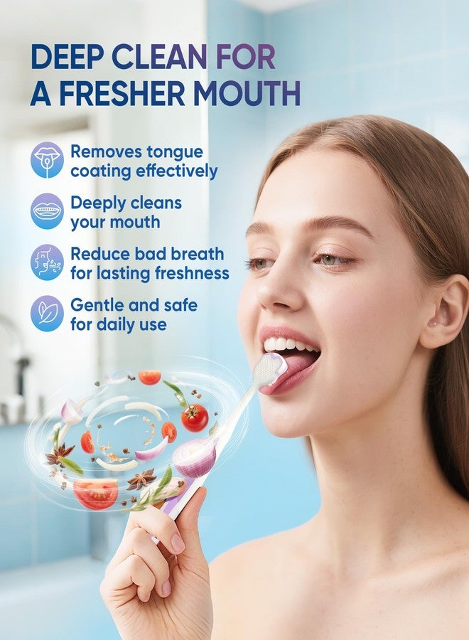 BodyAccel Tongue Cleaner Gel with Tongue Brush – Fresh Breath Oral Care Kit – Tongue Scraper Gel Set for Bad Breath Removal, Maintain Oral Health - Image 3