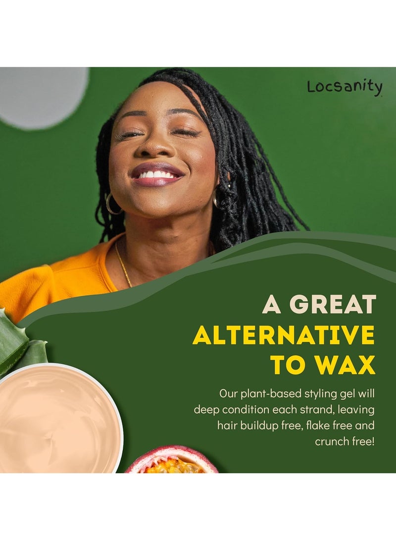 Locsanity Locsanity Passion Fruit Conditioning and Styling Hair Gel – Braiding Gel for Dreadlocks, Twists and Sisterlocks, Loose Natural Hair, and All Types of Locs  - Image 3