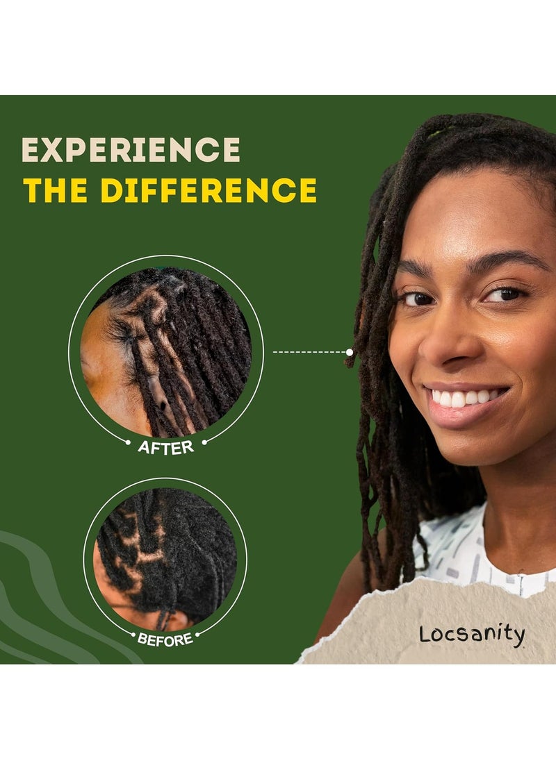 Locsanity Locsanity Passion Fruit Conditioning and Styling Hair Gel – Braiding Gel for Dreadlocks, Twists and Sisterlocks, Loose Natural Hair, and All Types of Locs  - Image 4