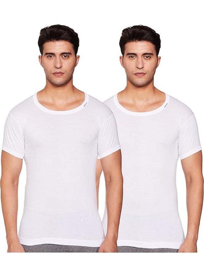 RUPA Frontline Men's Vest, Cotton, Regular Fit,Solid | Pack of 2 - Image 1