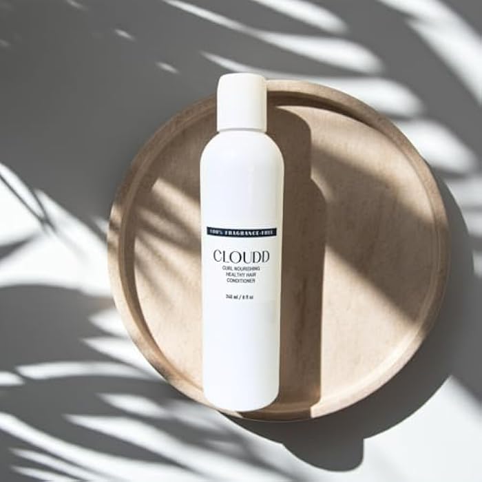 CLOUDD Fragrance-Free Curl Nourishing Healthy Hair Conditioner, 100% Fragrance-Free and Essential Oil-Free, Unscented - Image 3