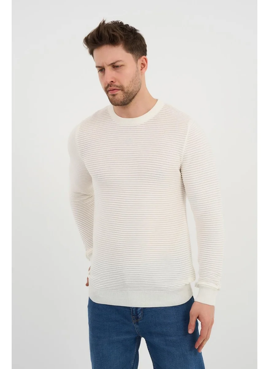 Alexander Gardi Crew Neck Patterned SWEATER(E24-1112)