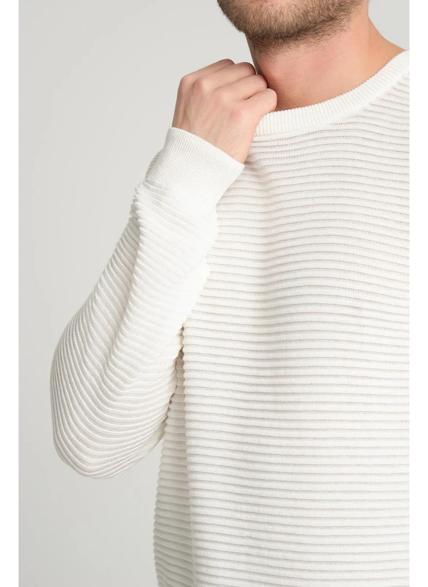 Alexander Gardi Crew Neck Patterned SWEATER(E24-1112)