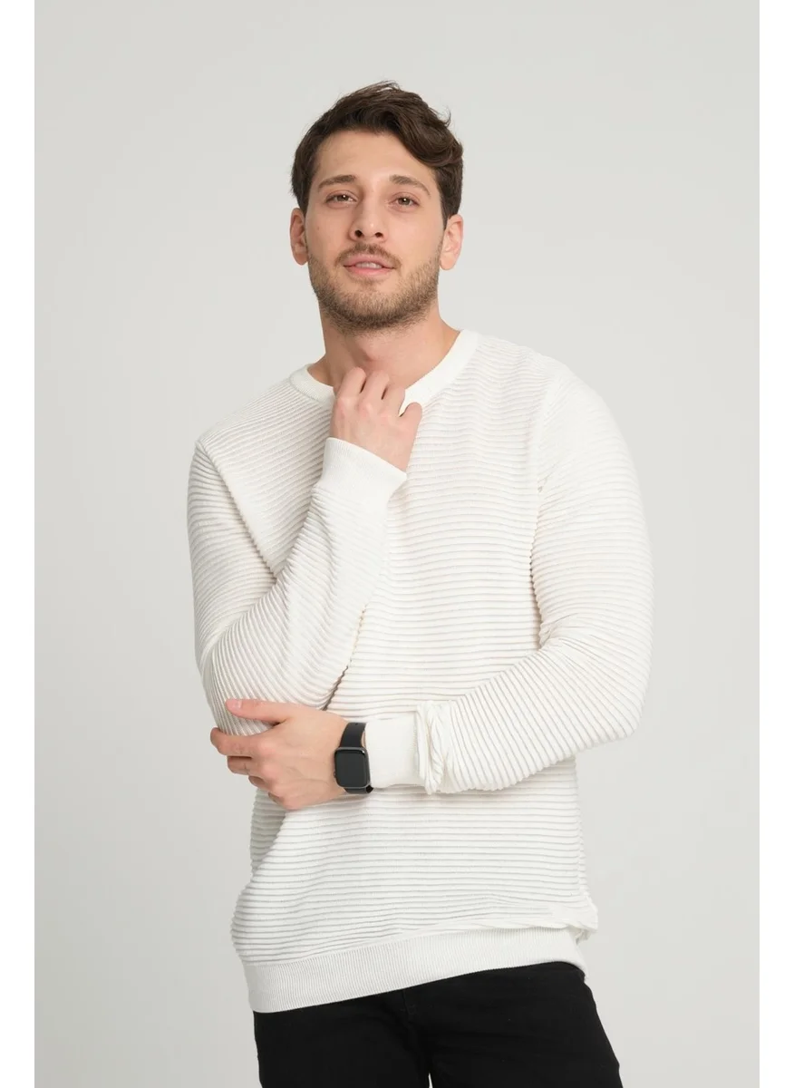 Alexander Gardi Crew Neck Patterned SWEATER(E24-1112)
