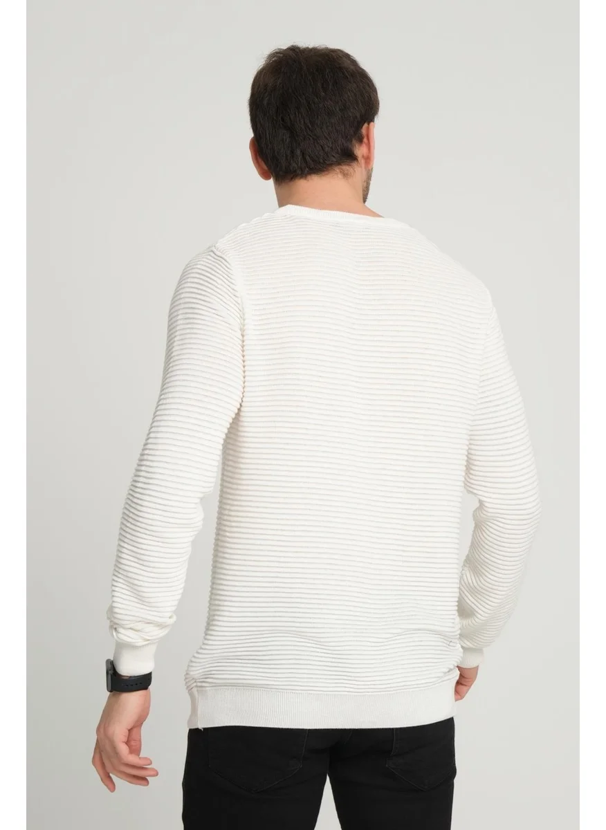 Alexander Gardi Crew Neck Patterned SWEATER(E24-1112)
