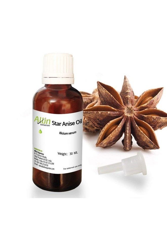 Allin Exporters Star Anise Oil Undiluted Therapeutic Grade For Hair Care Skin Care & Aromatherapy 30Ml  - Image 2