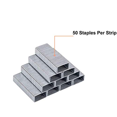Alsisk Pack of 4000PCS No.10 Mini Staples(Smaller Than Standard Staples) .Silver - Image 2