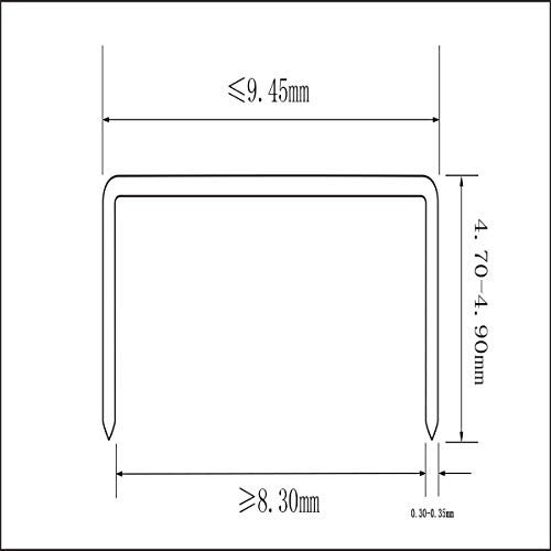 Alsisk Pack of 4000PCS No.10 Mini Staples(Smaller Than Standard Staples) .Silver - Image 4