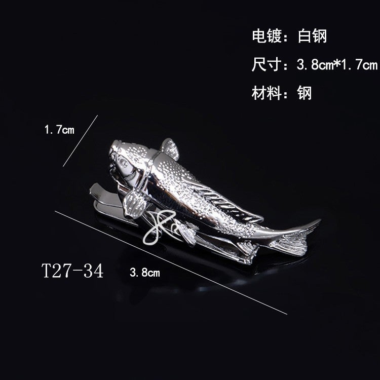 Sale Men'S Business Dress Simple Tie Clip Men'S And Women'S Pins Korean Owl Collar Clip Silver - Image 3