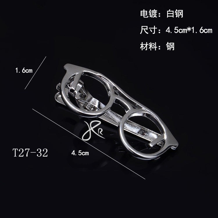Sale Men'S Business Dress Simple Tie Clip Men'S And Women'S Pins Korean Owl Collar Clip Silver - Image 5