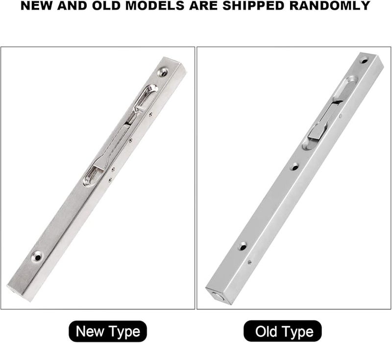 10 Inch 304 Brushed Wire Security Gate Door Flush Slide Lock - Image 4