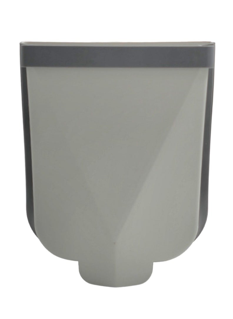Generic Foldable Wall Mounted Kitchen Trash Can - Grey  - Image 1