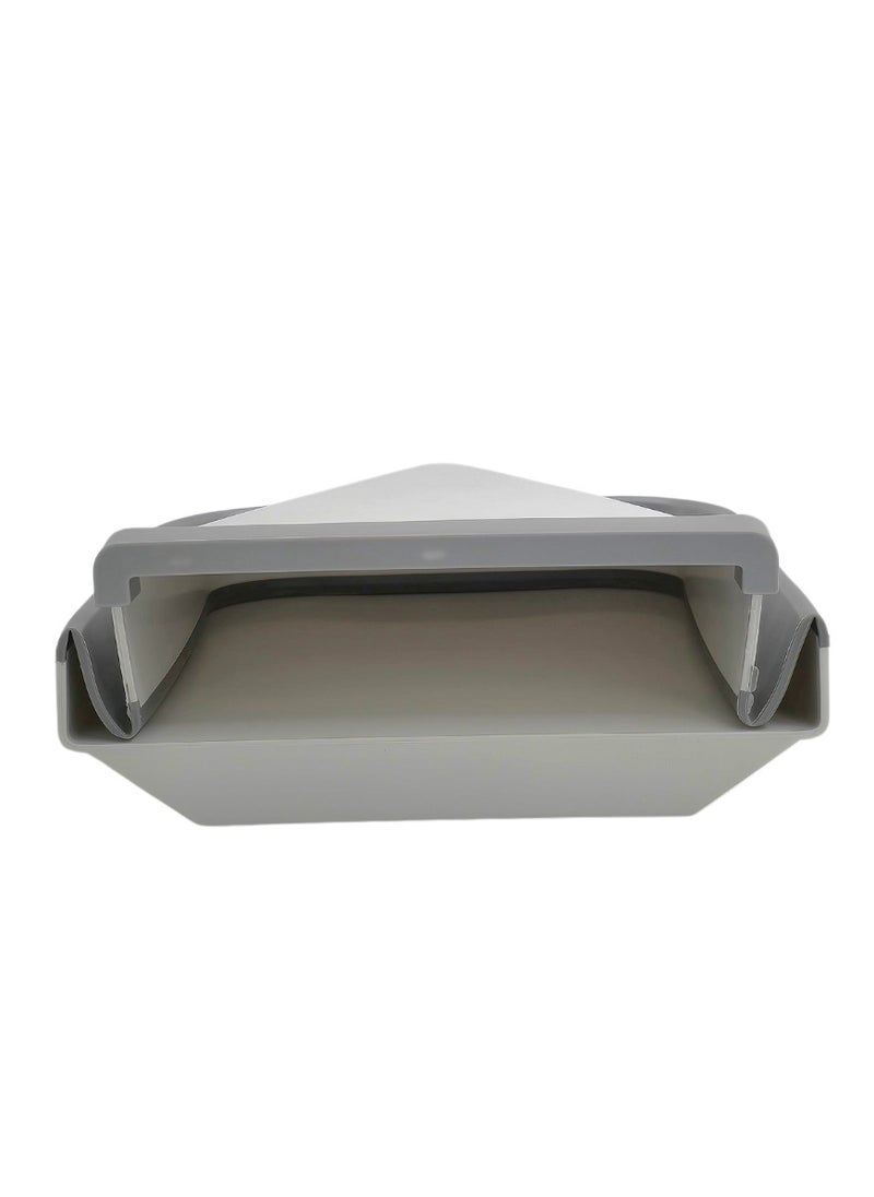 Generic Foldable Wall Mounted Kitchen Trash Can - Grey  - Image 3