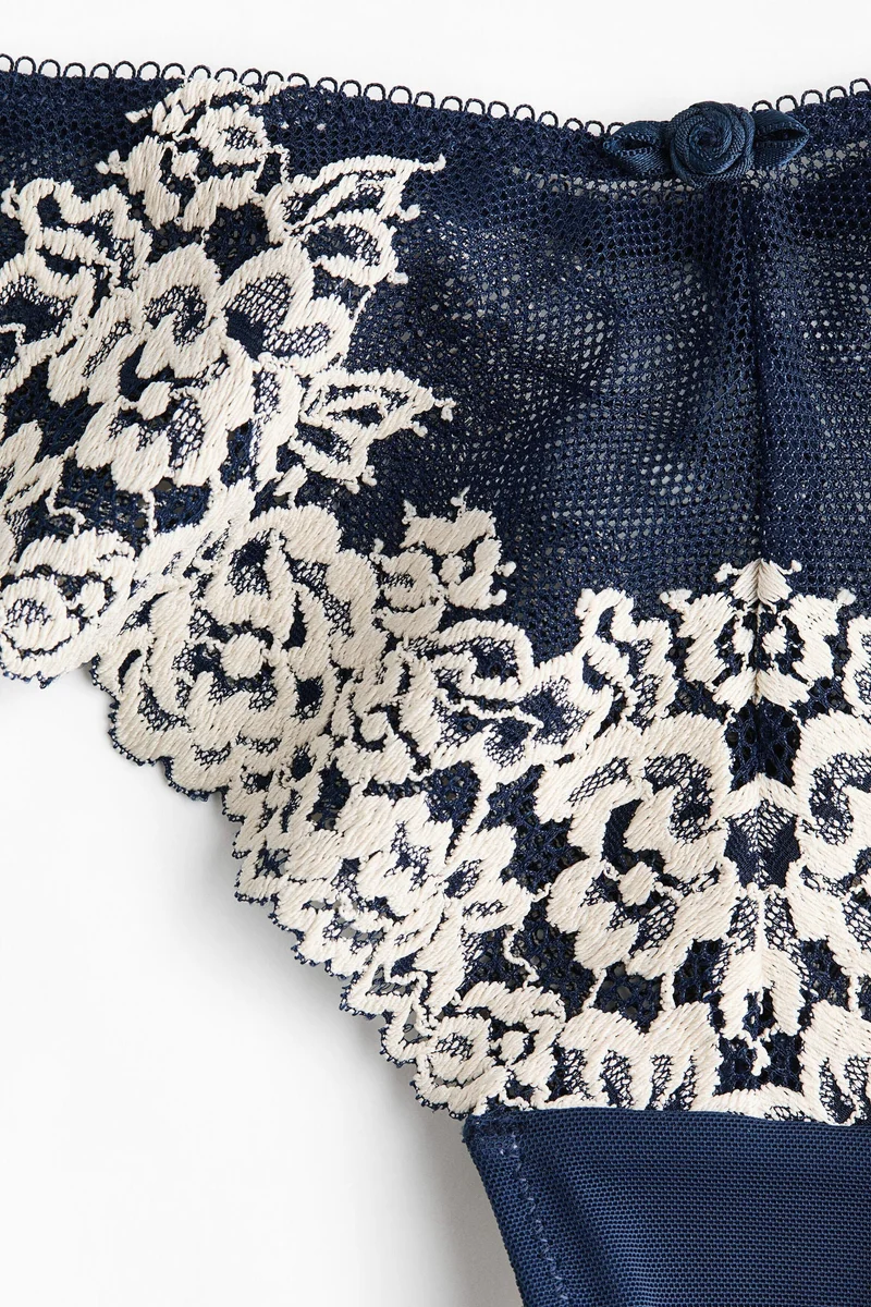 H&M 2-pack lace Brazilian briefs