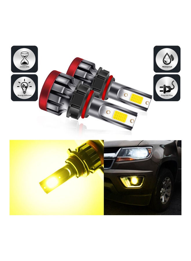 نيبمينينت طقم مصابيح ضباب LED مكون من قطعتين للسيارات والشاحنات. - Image 4