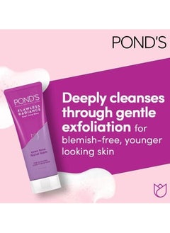Pond's Flawless Radiance Facial Foam Cleansing and Exfoliating with Niacinamide and Vitamin E, Even-tone Glow, gives Blemish-Free Skin, 100g x 2  - Image 2