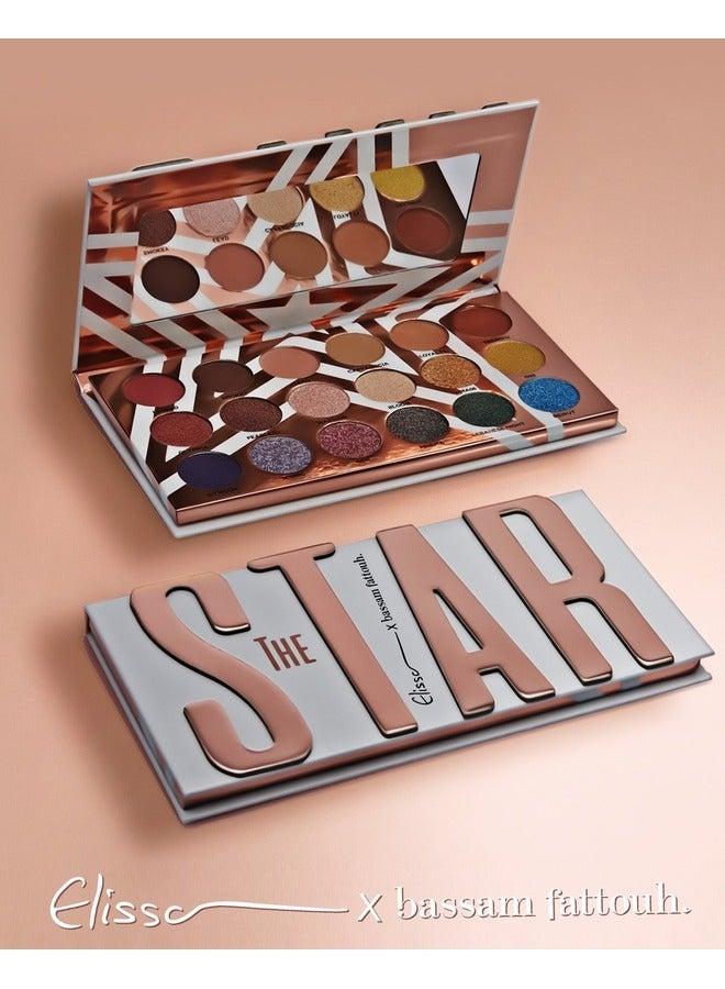 bassam fattouh The Star Palette Eye Shadow 18 Pcs