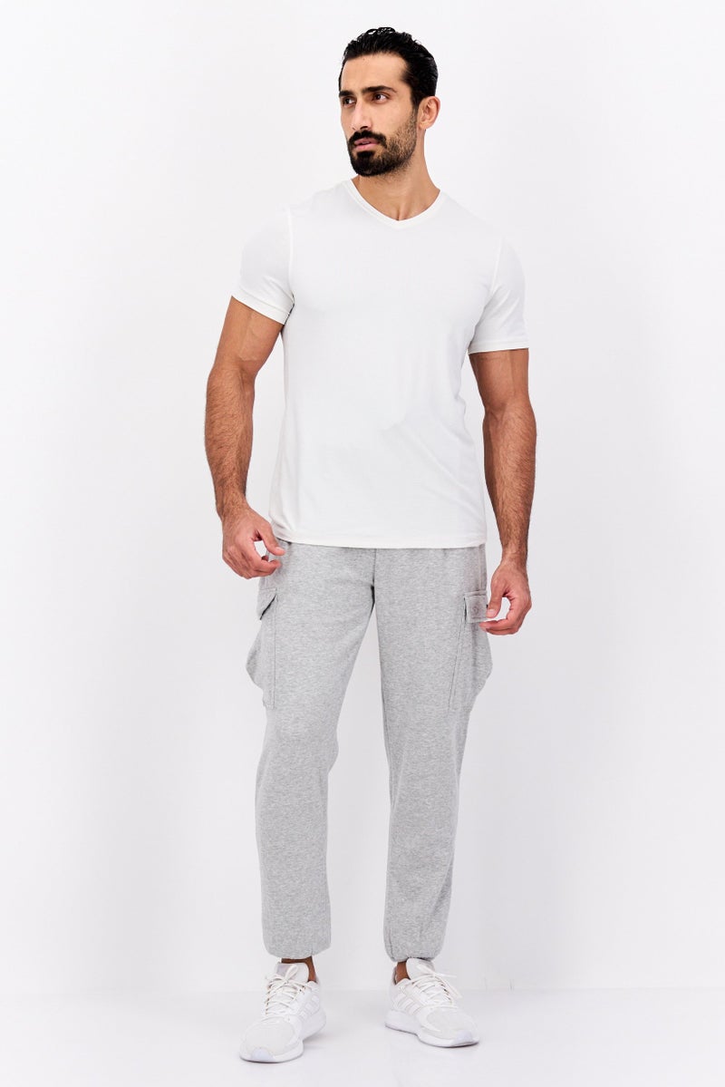 Bench Men Sportswear Fit Brand Logo Outdoors Sweatpants, Grey - Image 4