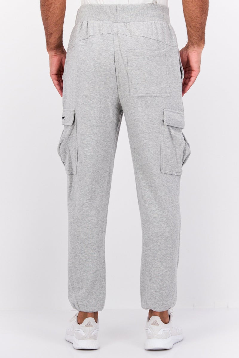 Bench Men Sportswear Fit Brand Logo Outdoors Sweatpants, Grey - Image 3