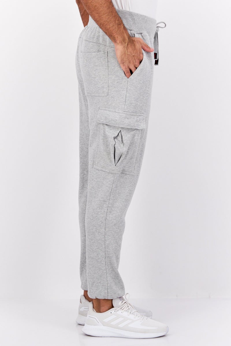 Bench Men Sportswear Fit Brand Logo Outdoors Sweatpants, Grey - Image 2