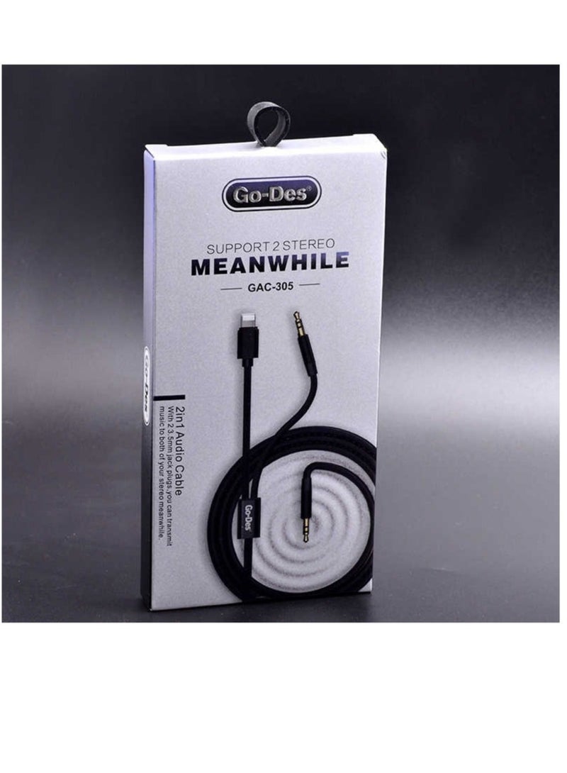 GO-DES Go Des 305 Support 2 Stereo Audıo Cable. - Image 2