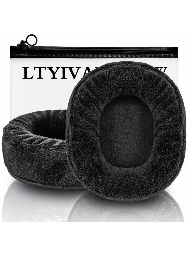Replacement Ear Pads Compatible Audio Technica ATH-M50x, SteelSeries Arctis 7, Sennheiser HD280 Pro, Sony MDR-7506 V6 Headphone Memory Foam Earpads (Velvet)