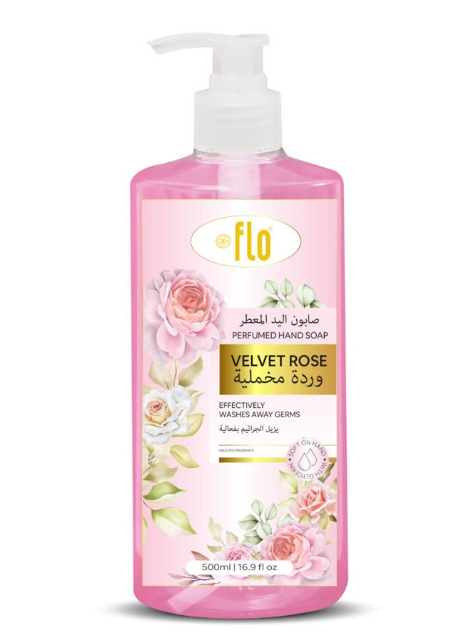 فلو غسول اليدين فيلفيت روز 500 مل - Image 1