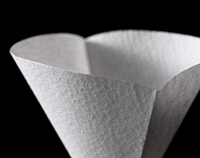 CAFEC 5 Packs of 100-Pack Cone-shaped V60 02 Style Universal 1 to 4 Cup Disposable Pour-Over Drip Coffee Paper Filter made of Eco-Friendly Refined Virgin Pulp (White) AC4-100W - Image 4