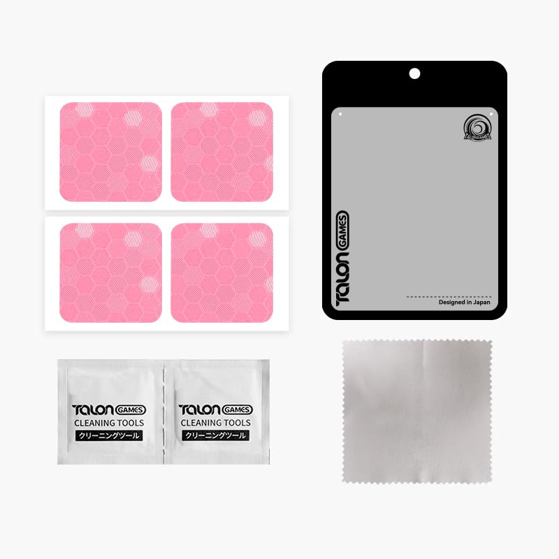TALONGAMES Touchpad Protector Compatible with Steam Deck OLED/Steam Deck Trackpad Skin (Trackpads Protector, Honeycomb Hex - Pink) - Image 5