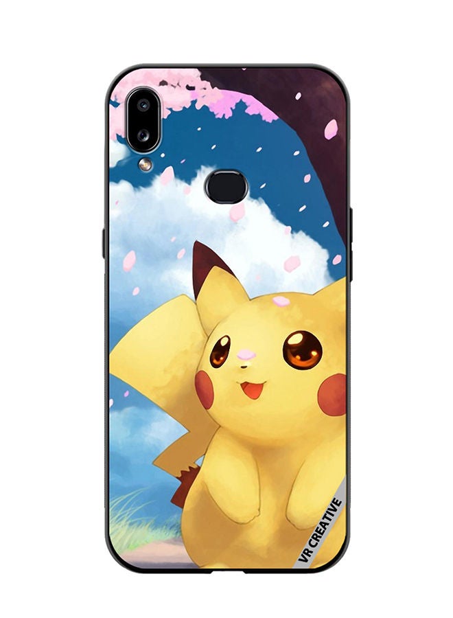VR CREATIVE Protective Case Cover For Samsung Galaxy A10s Spring Pikachu Design Multicolour - Image 1