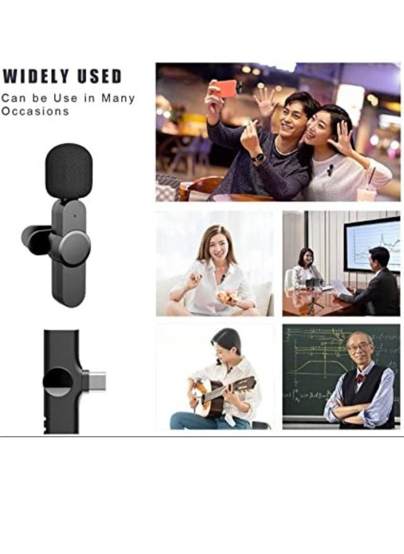 ELTRAZONE 2 in 1 iphone or type-c Wireless Lavalier Microphone For IPhone, Plug Play, Portable Audio Video Recording Mic for Youtube, Live Stream, Vlog, Interview, Laptops PC  - Image 2