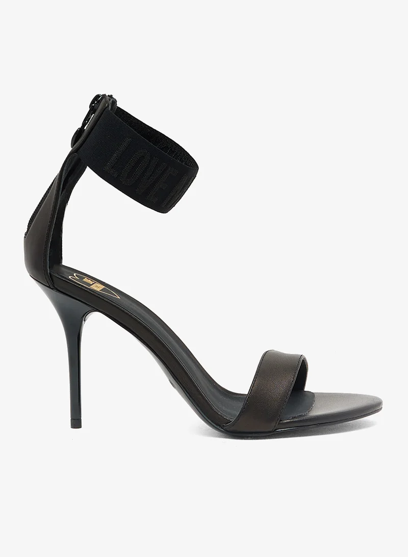 لوف موسكينو Ankle Strap High Heel Sandals