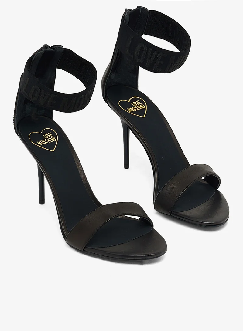 Love Moschino Ankle Strap High Heel Sandals