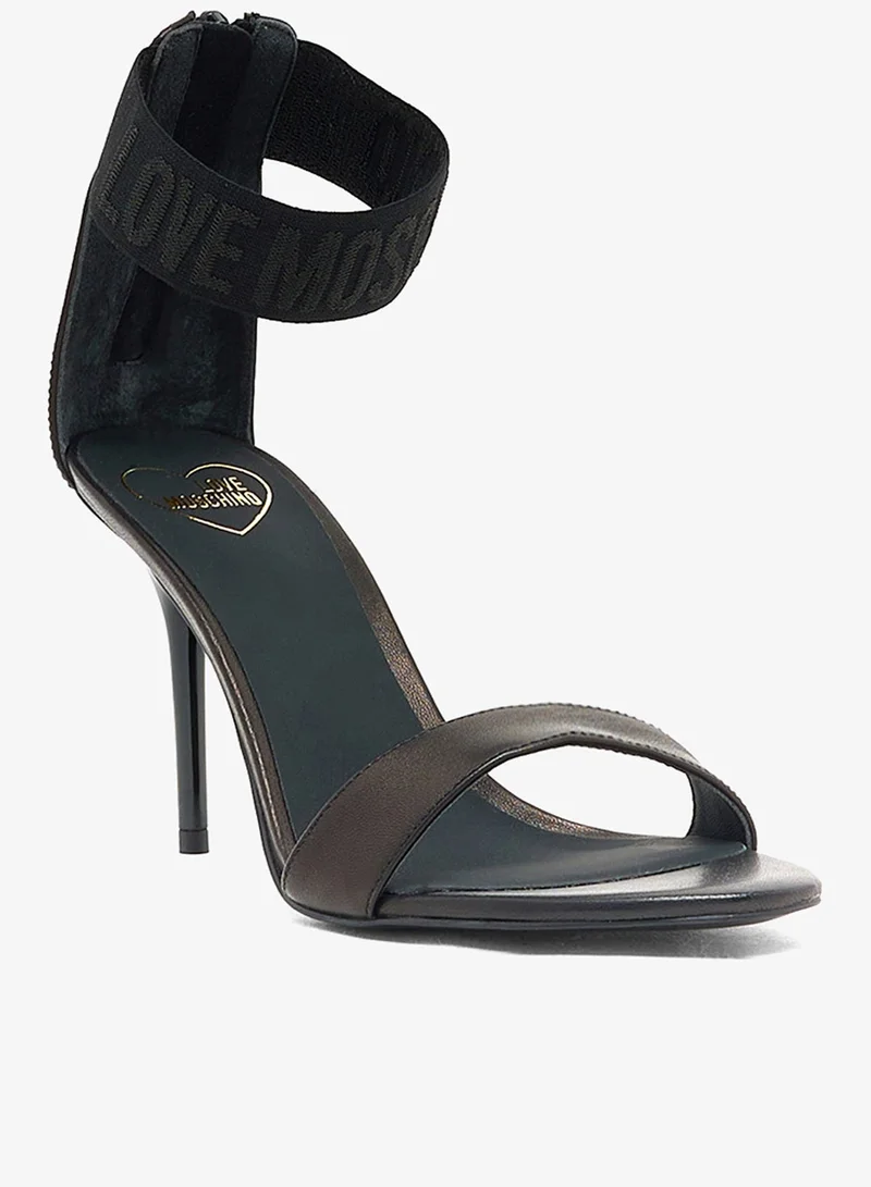 Love Moschino Ankle Strap High Heel Sandals