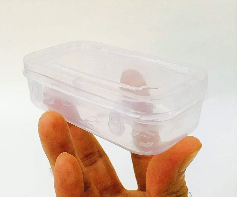 Right Keeper 11 Small Size Rectangular Plastic Boxes for Small Storage Things Jewellery/Dry Fruits/Stationery Set Pack of 6 Pieces, Transparent - Image 3