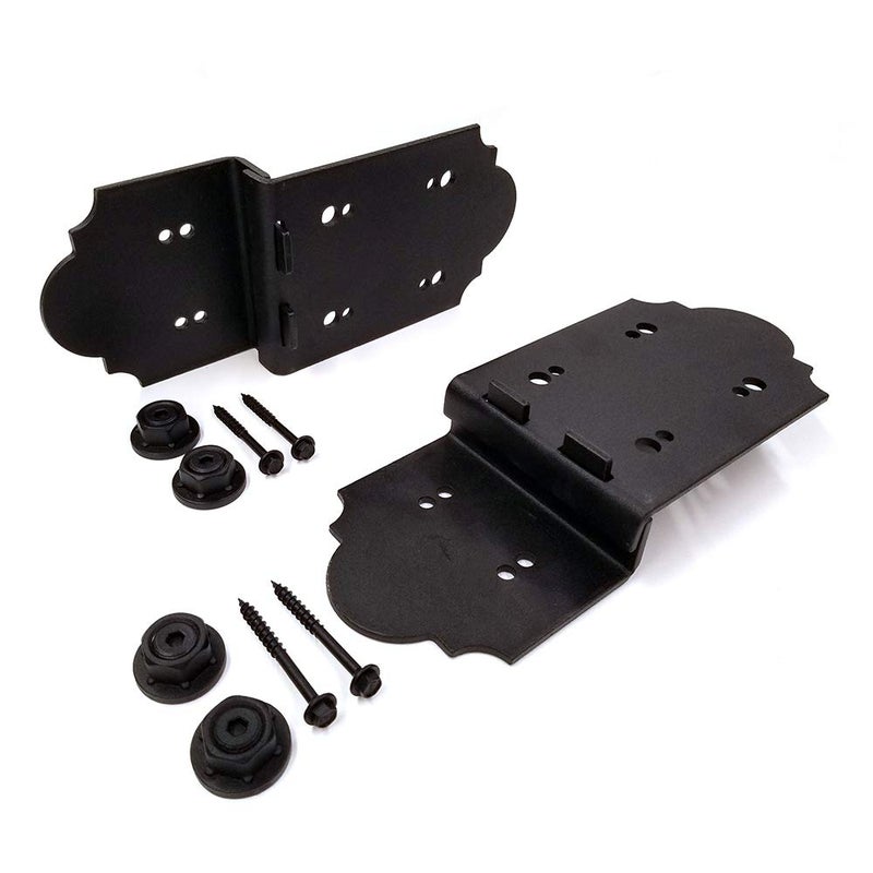 Ozco Building Products 56677 Laredo Sunset 8inch Post to Beam Coupler 2 per Pack Black