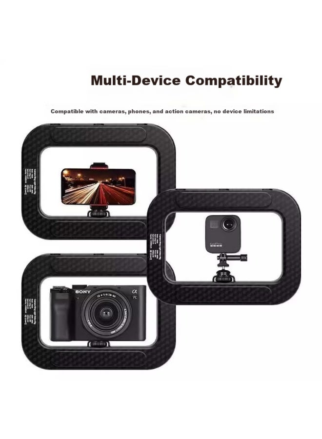 Medu Portable Mobile Phone Camera Cage Ring Handheld Photography Fill Light Beauty Light Outdoor High-brightness Fill Light For Selfie Portrait Nail Art And Eyelash - Image 5