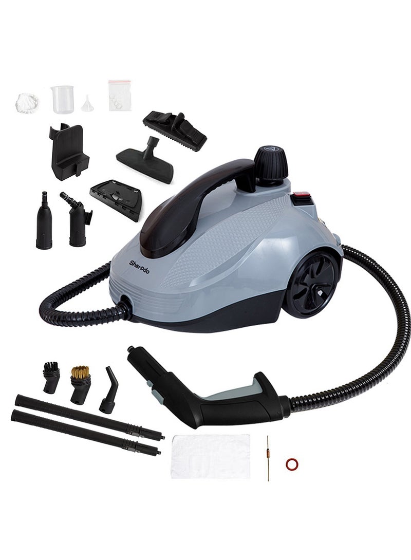 Sharpdo Handheld Steam Cleaner, 2000W Easy Fix Steam Cleaning Machine, 5 Bar Steam Pressure Multifunctional High Temperature Pressurized Steam Cleaning Machine with 18 Accessories, Suitable for Window, Floor, Kitche, Bathroom, Car - Image 1
