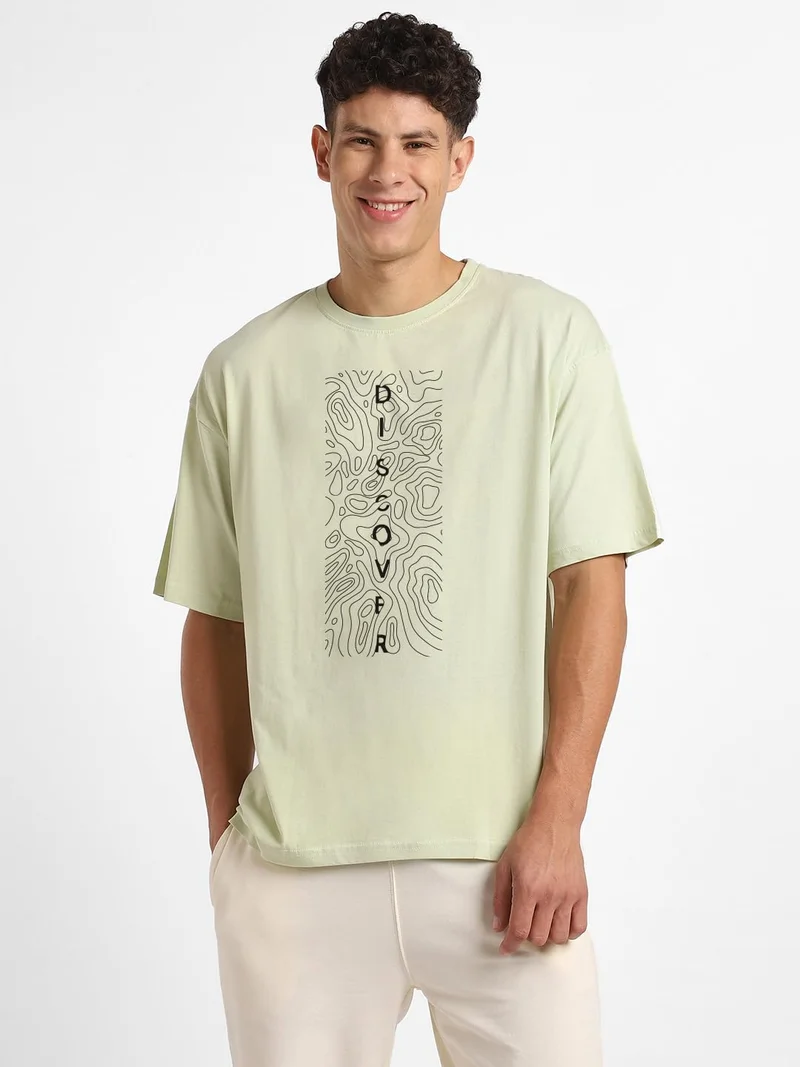 نوبيرو Men's Graphic Print Oversized T-Shirt Pack