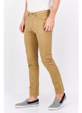 Sorbino Men Regular Fit Solid Chino Pants, Tan  - Image 2